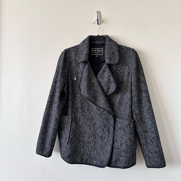 LUCKY Brand-Wool Blend Double Pocket/Double Breasted Short Medium Weight Jacket - Picture 4 of 10